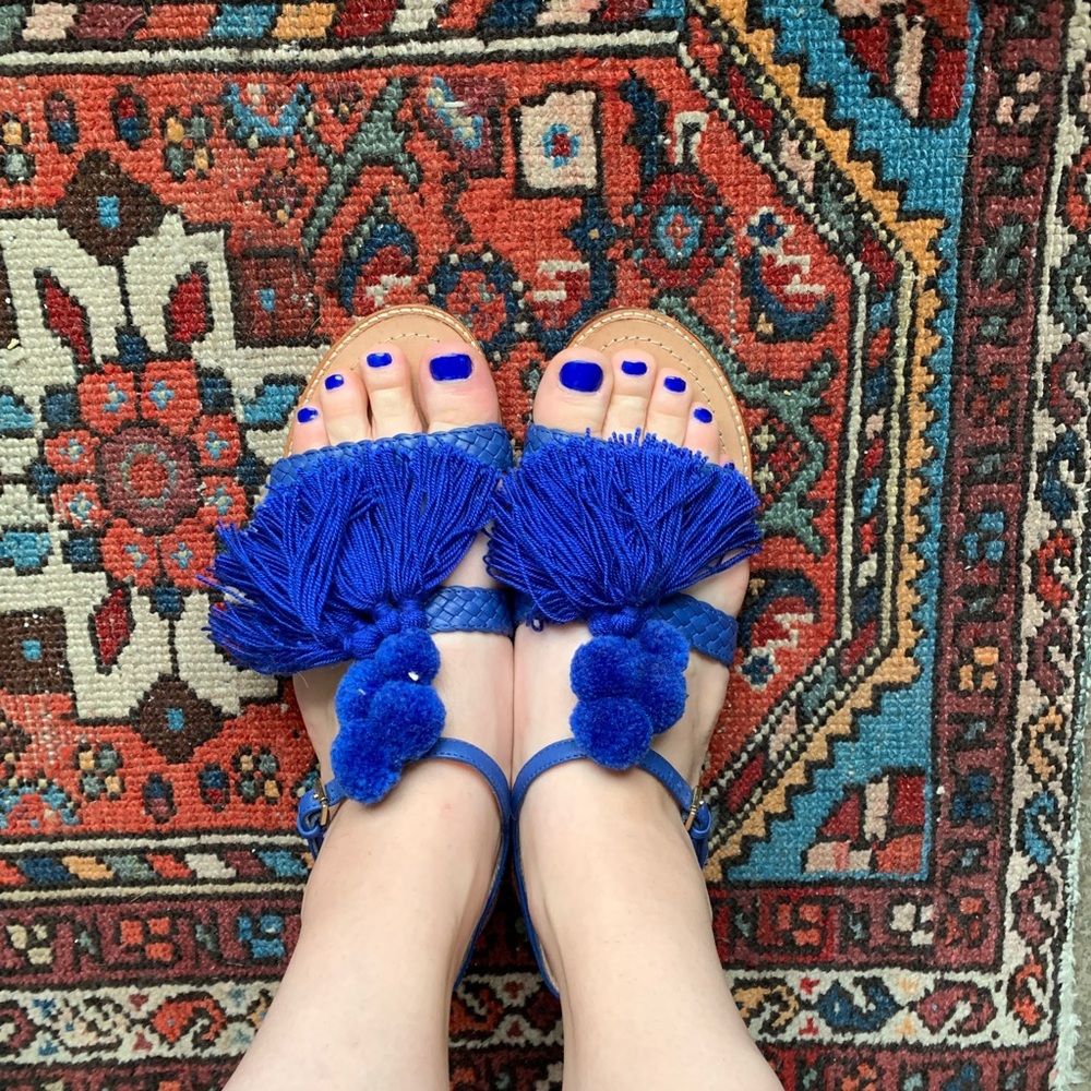 Kate Spade Sunset Tassel Sandal 8.5